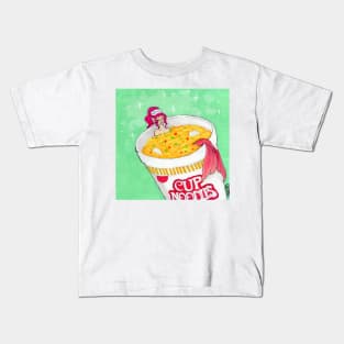 noodle mermaid Kids T-Shirt